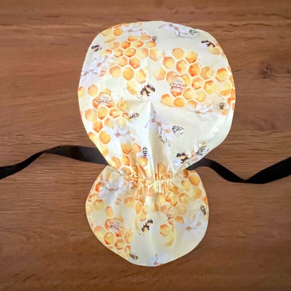 NWOT 10 Ponytail Scrub Caps Bundle scrub hats surgical caps ponytail scrub hats - Picture 10 of 16